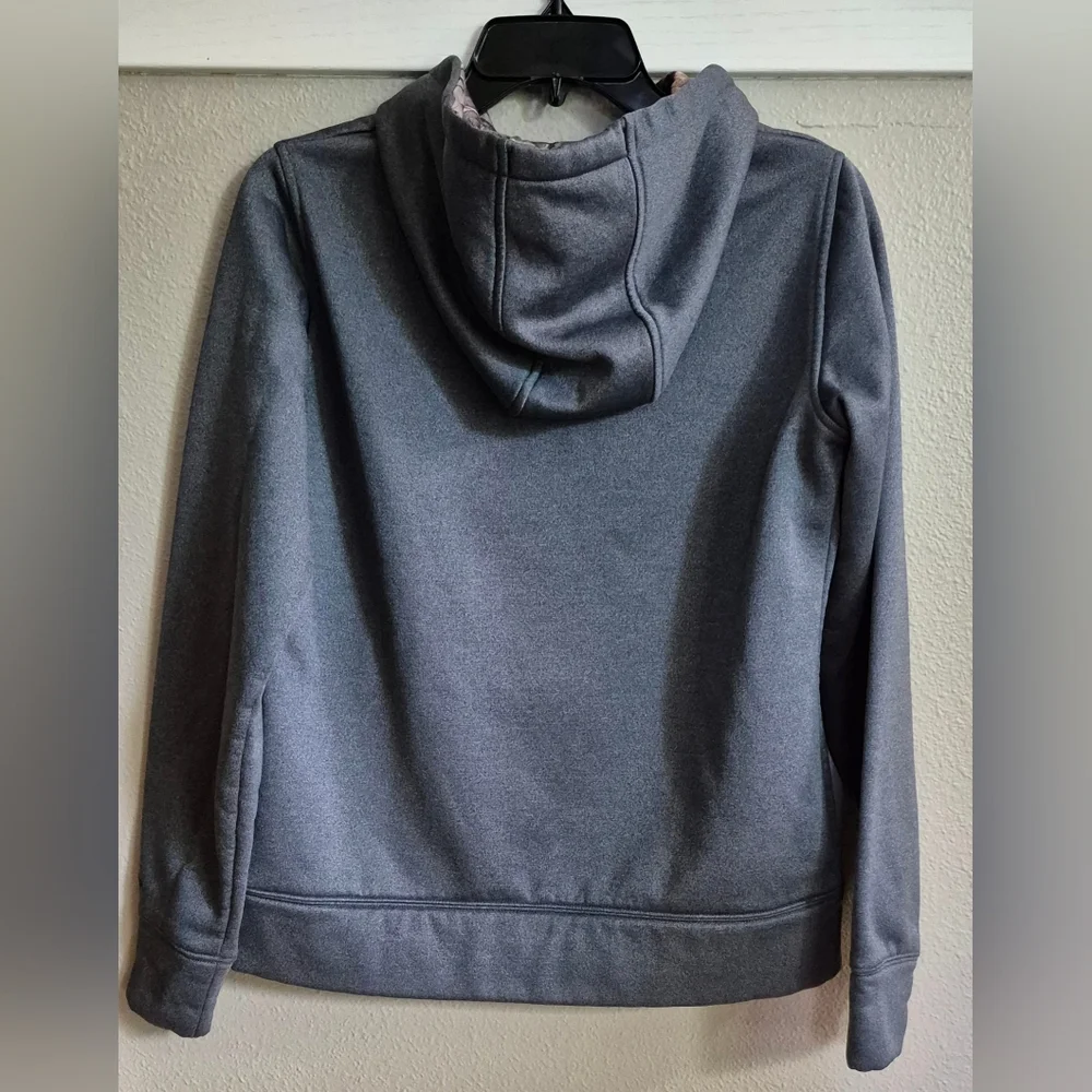 Under Armour Women's Small Gray & Pink Hunting Hoodie EUC - Picture 4 of 4